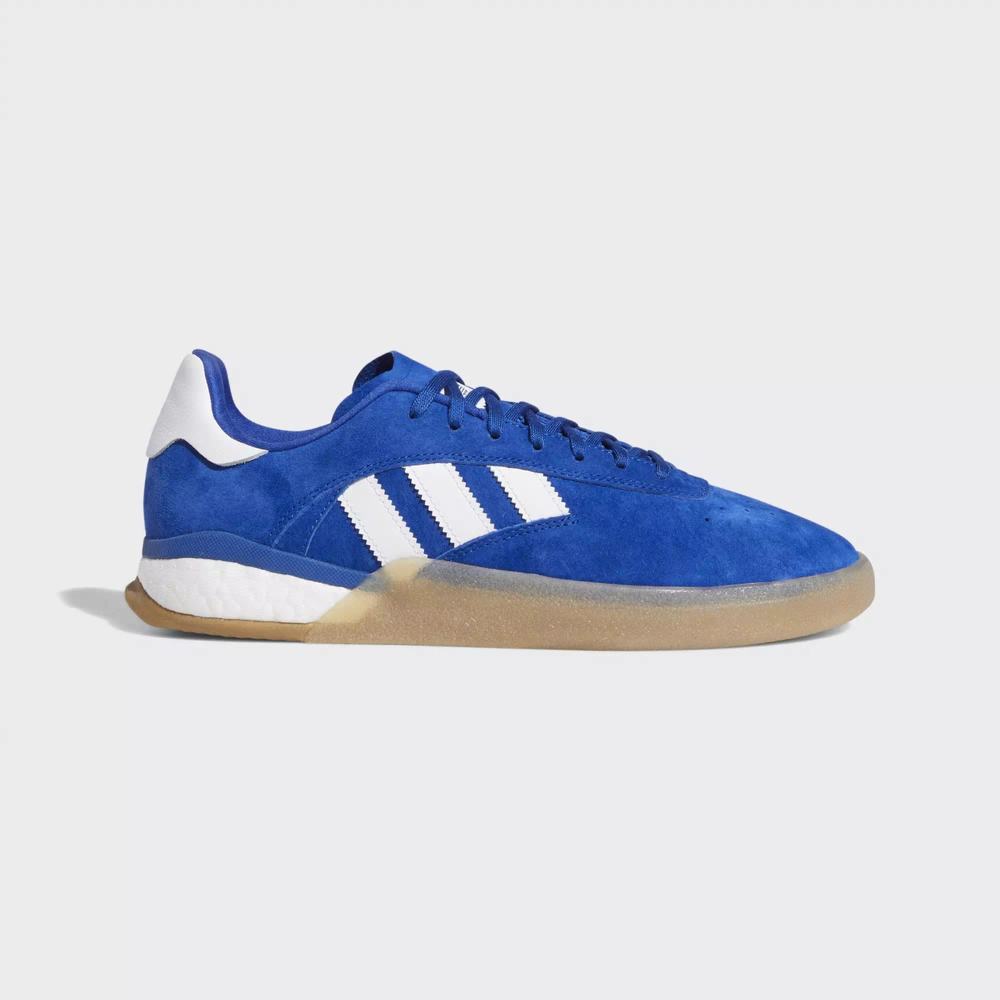 Adidas 3ST.004 Tenis Para Skate Azules Para Hombre (MX-94290)